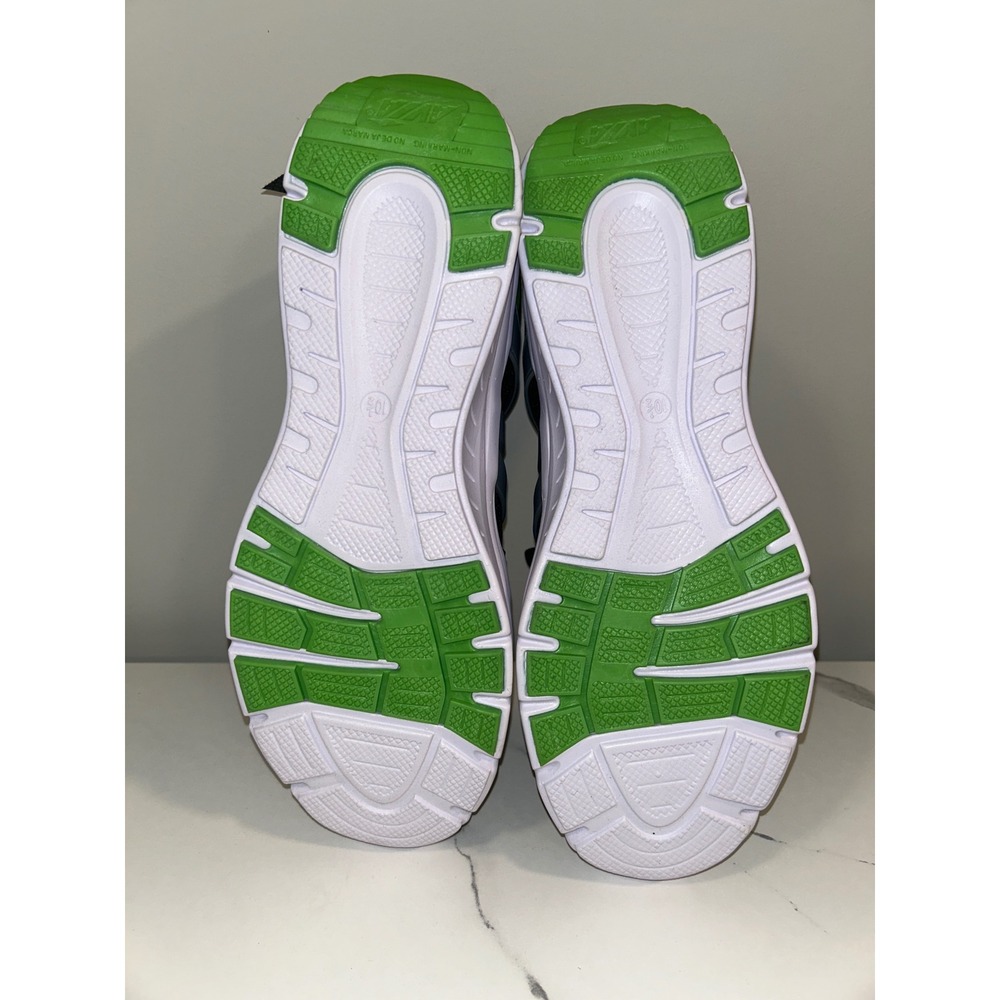 Avia Quickflash Men Black/Grey/Green Athletic Running Shoes 10.5 Lightweight - Picture 6 of 8
